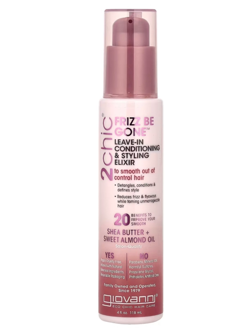 2chic Frizz Be Gone™, Leave-In Conditioning & Styling Elixir
